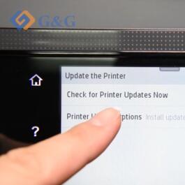 How to turn off the Inkjet printer update function.